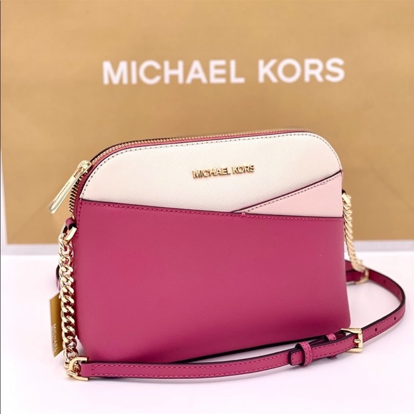 Michael Kors MD Dome Crossbody Rosewood Multi - Picture 5 of 11